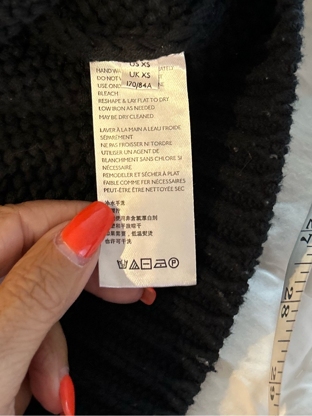 Free People Chunky Cable Knit Crew Sweater - Black - Picture 8 of 10